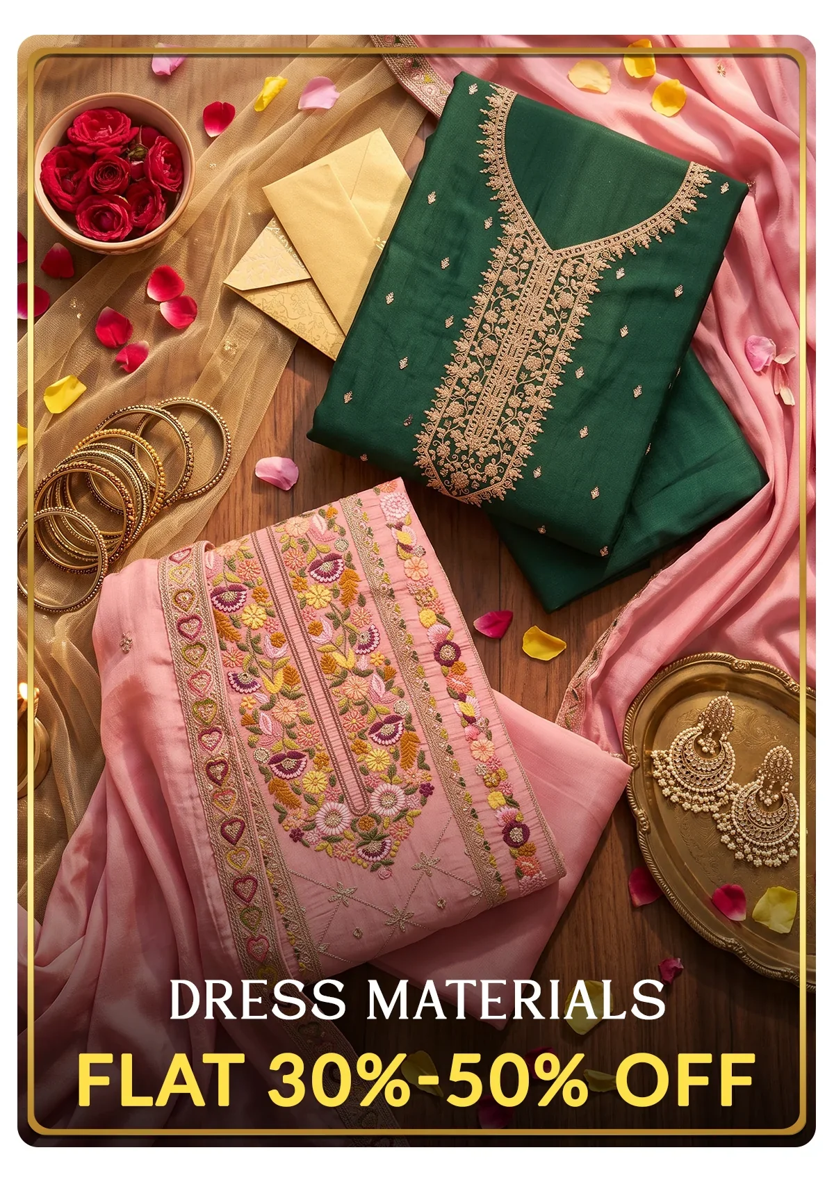 Dress materials at Vatika Shree